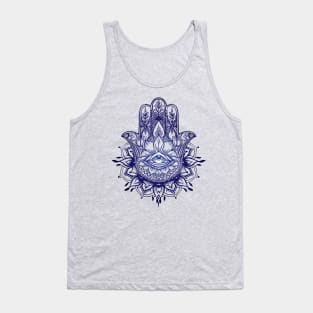 Hamsa dark mandala Tank Top